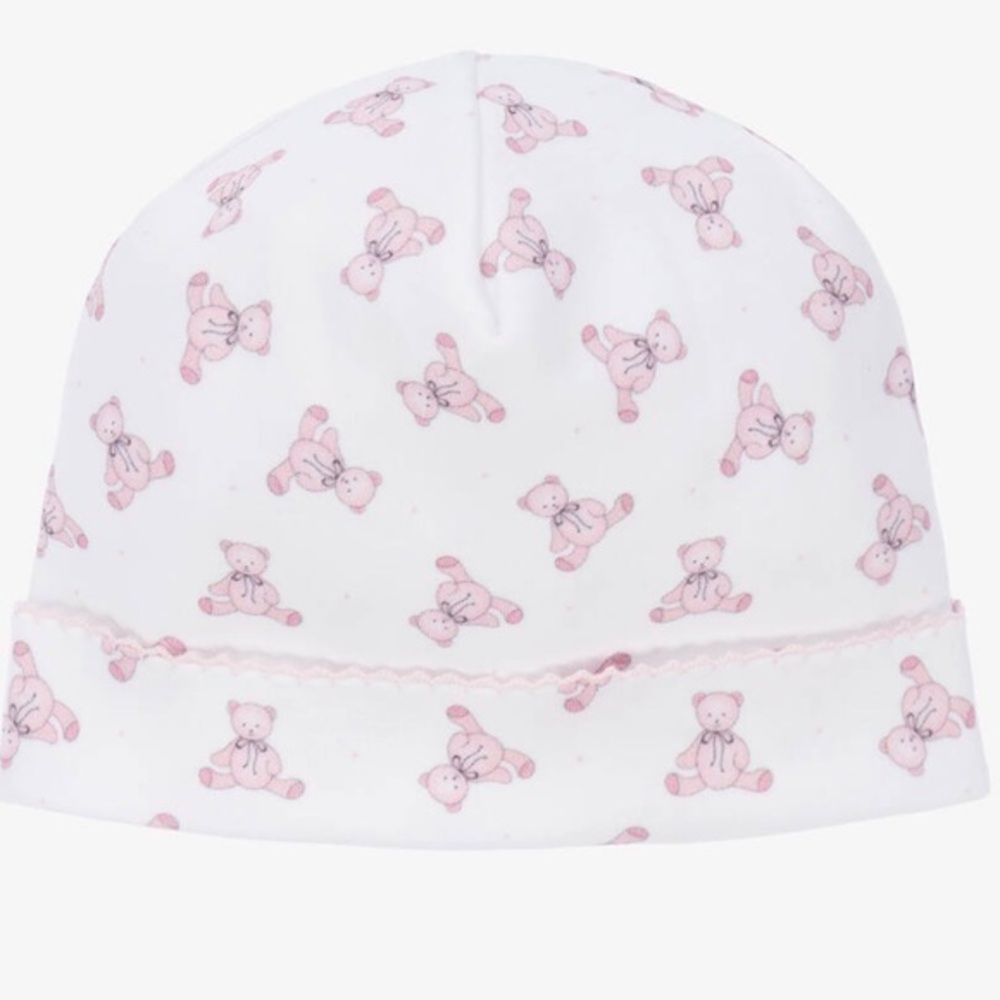 Magnolia Baby Cotton BaBy Hat Pink Bears NWT